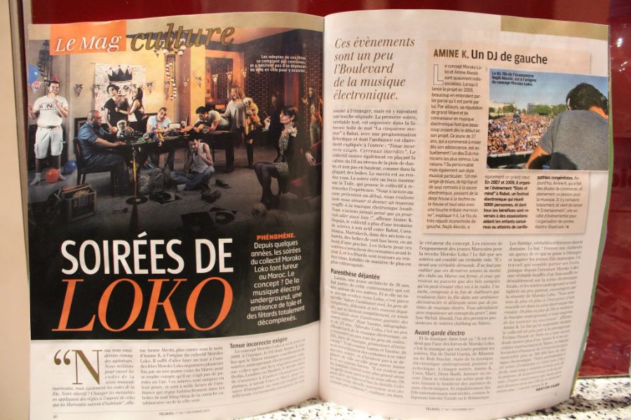 TelQuel, December 2012: the portrait across a spread